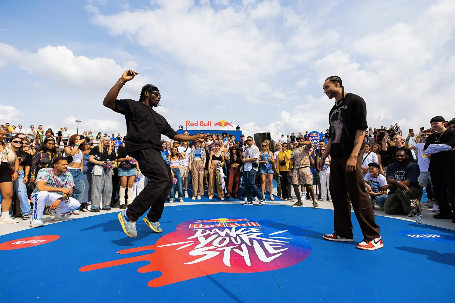 Skate park dance battle rolling loud tom doms