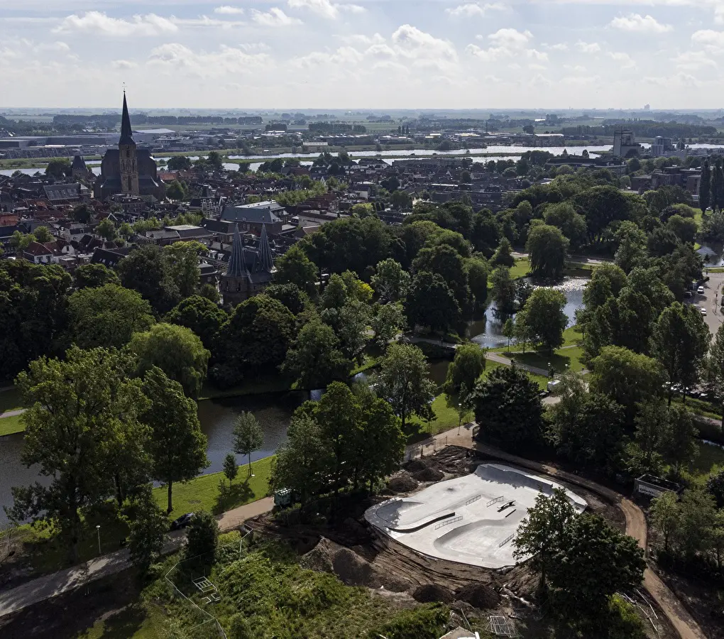 Skatebaan Kampen Nine Yards Skateparks gemeente sportvoorziening skateboarden