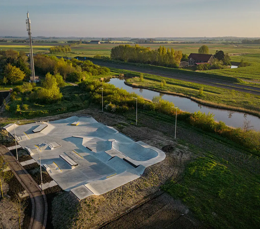 Middelburg Skatepark Nine Yards Skateparks overzicht shot