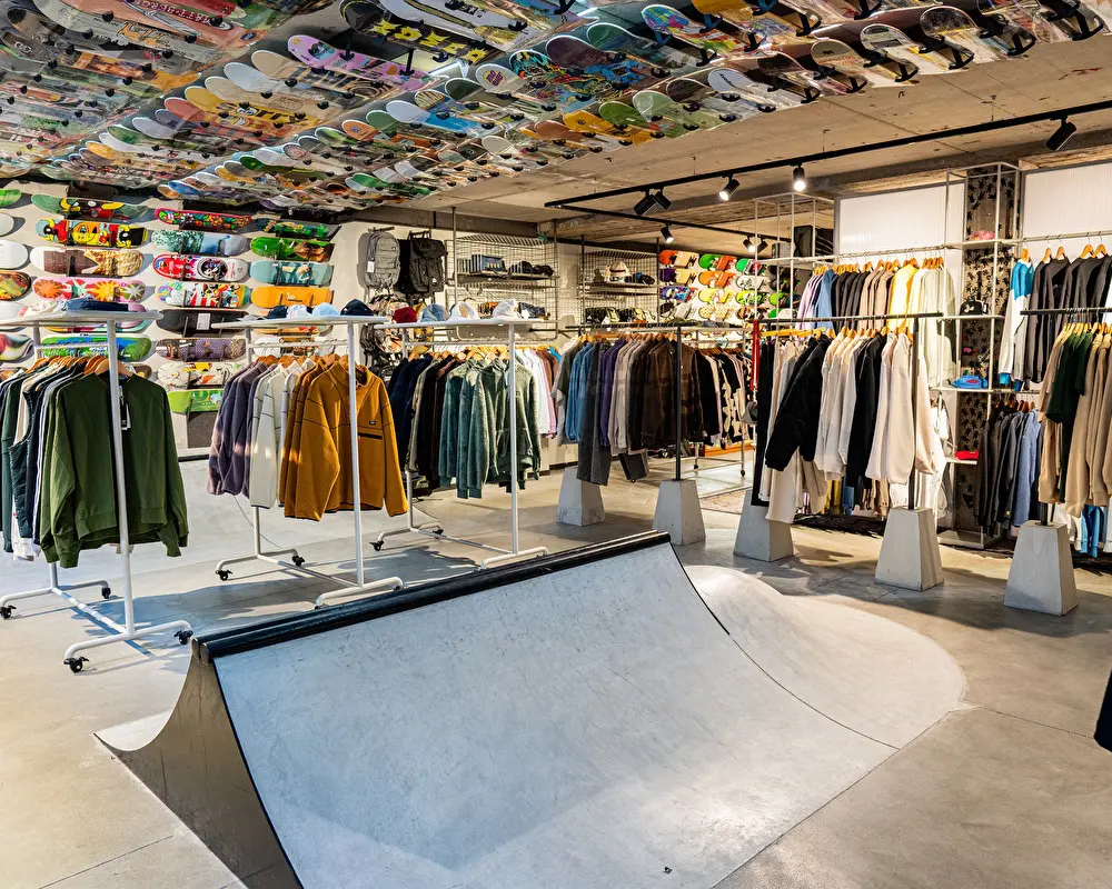 Twits Skateshop Interieur Nine Yards