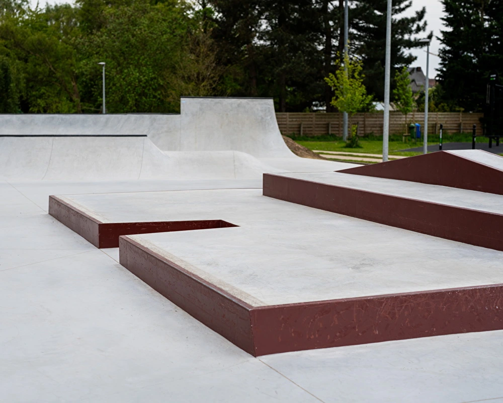 Outdoor skatepark Haacht shot