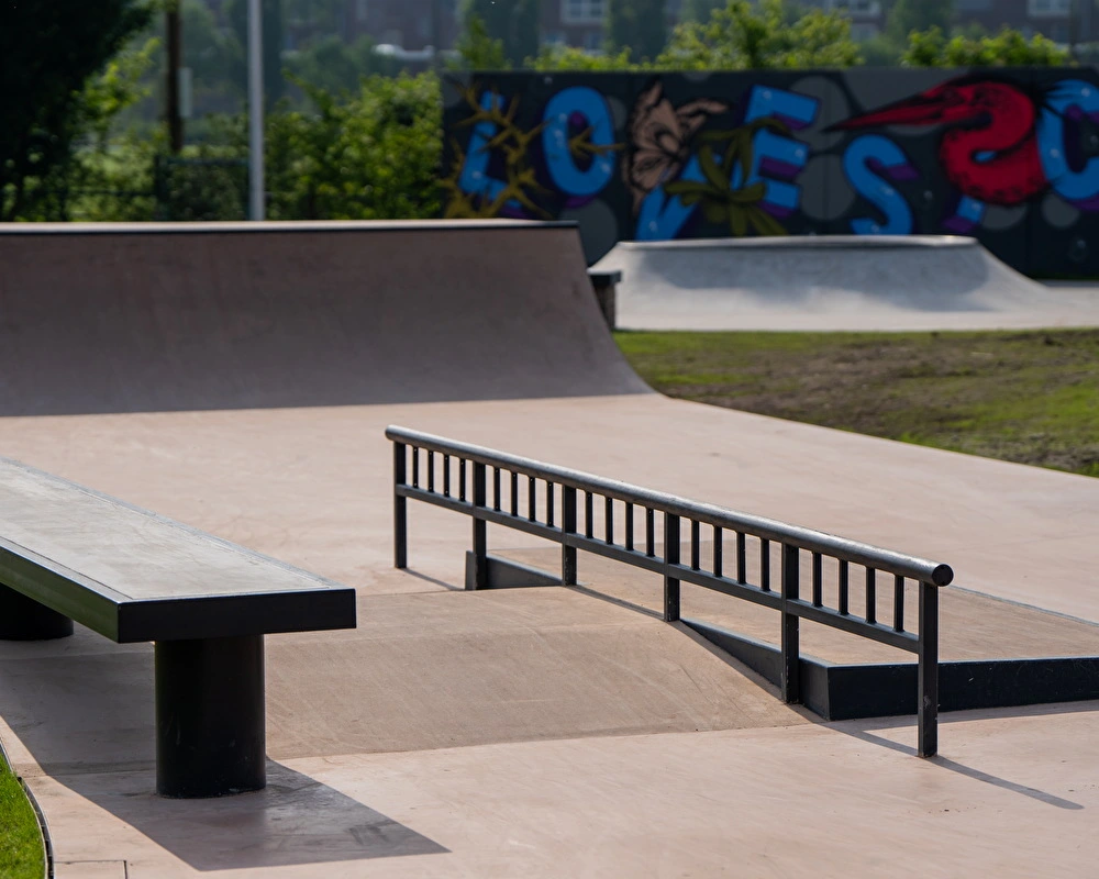 Nine Yards skatepark Amersfoort detail