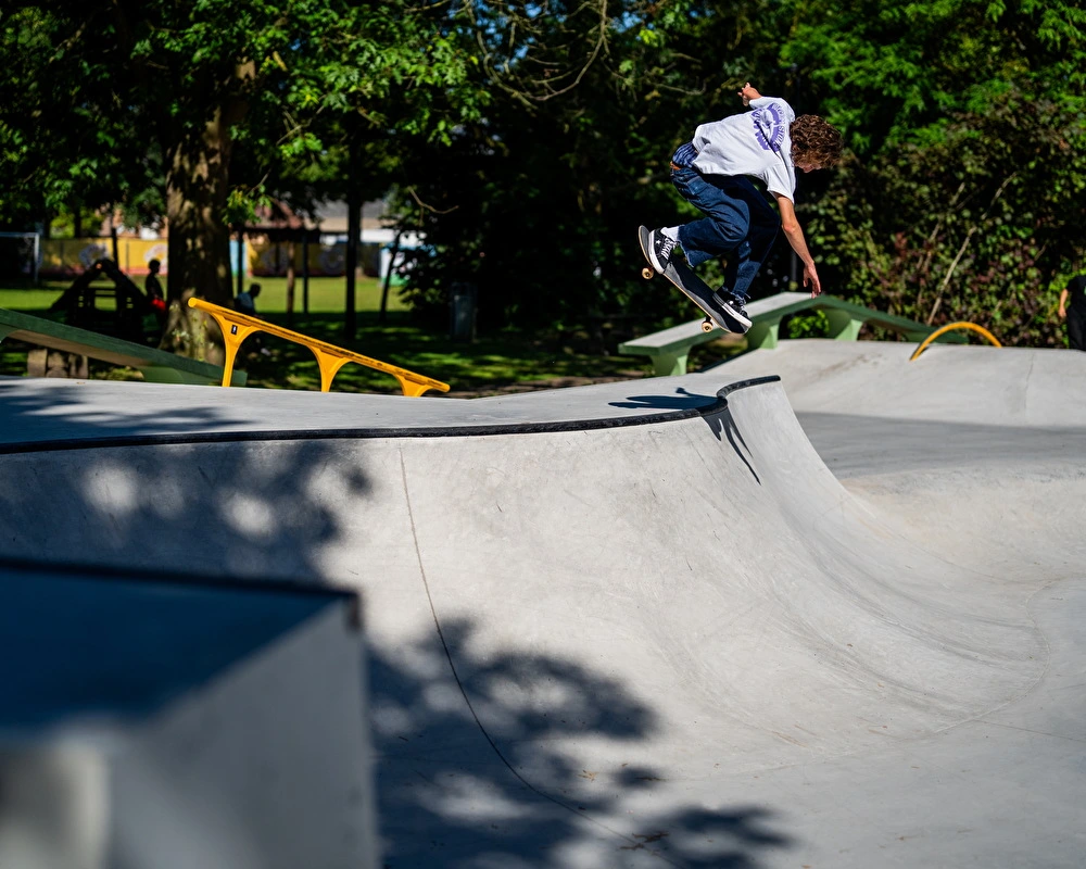 Nine Yards skatepark Geel Lewis Weber