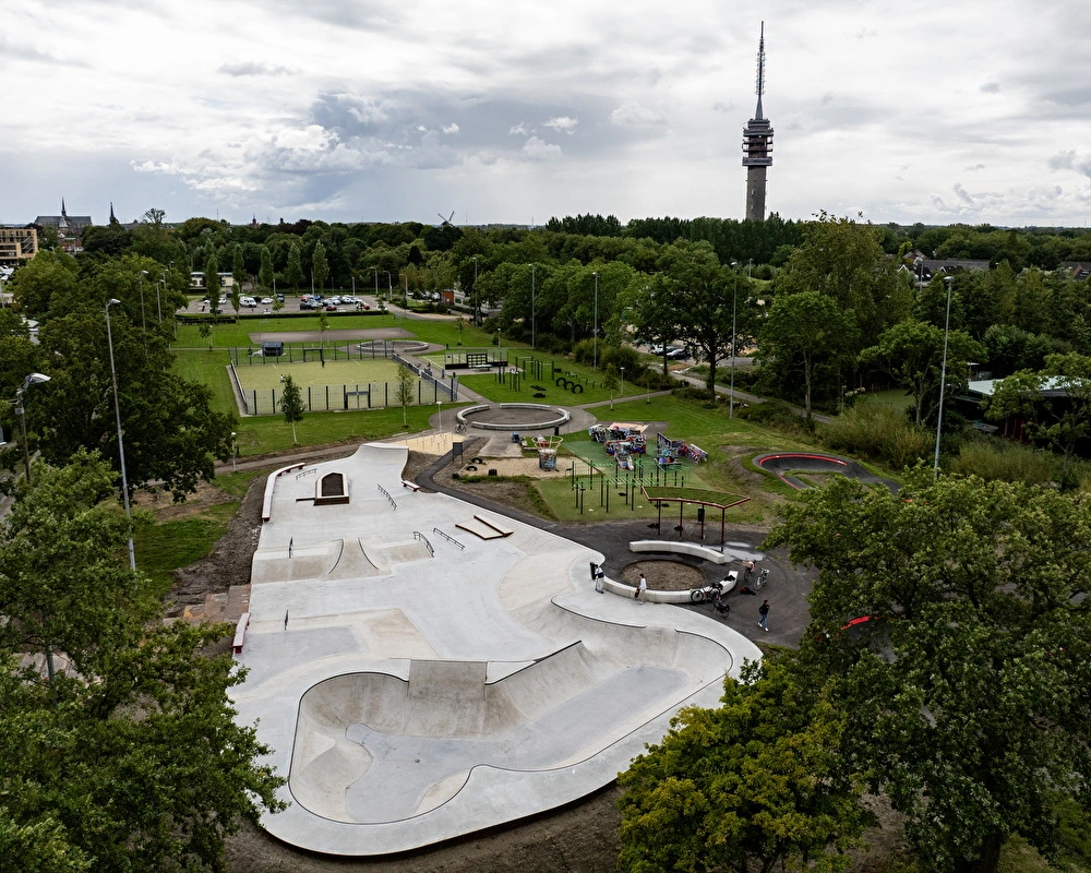 Nine Yards skatepark Goes Drone